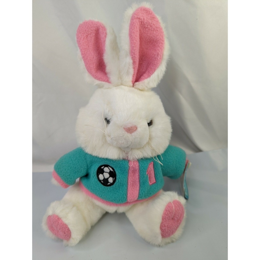 Walmart White Rabbit Plush Easter Flannel Jacket  12‎ Inch Tb Trading Co Stuffed